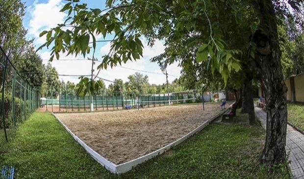 Фотография Площадка для пляжного волейбола на стадионе 