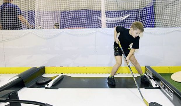 Фотография Бросковая тренировка по хоккею в сети хоккейно-тренировочных центров №1 -