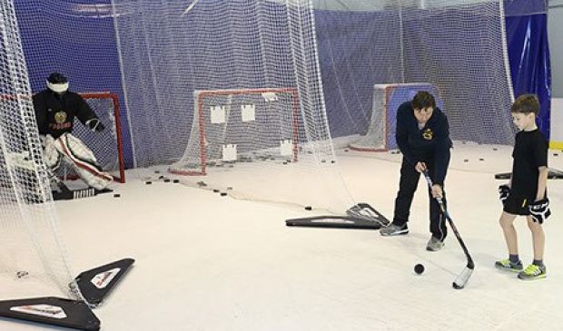 Фотография Бросковая тренировка по хоккею в сети хоккейно-тренировочных центров №1 -