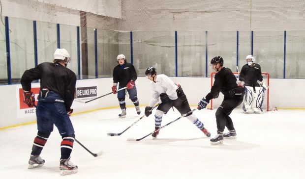 Фотография Бросковая тренировка по хоккею в сети хоккейно-тренировочных центров №1 -
