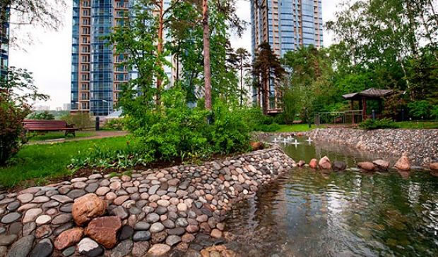 Фотография Танцевальный синий зал 45м2 в Kangoo Studio	