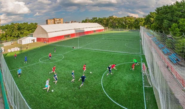 Фотография Стадион им. В.А. Мягкова (СпортВсегда ВДНХ): открытое поле для мини-футбола с искусственной травой