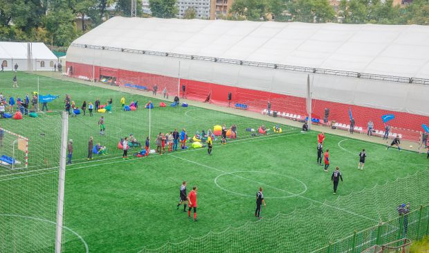 Фотография Стадион им. В.А. Мягкова (СпортВсегда ВДНХ): открытое поле для мини-футбола с искусственной травой
