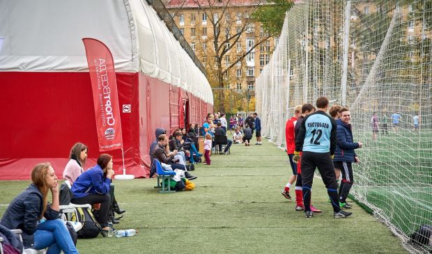 Фотография Стадион им. В.А. Мягкова (СпортВсегда ВДНХ): открытое поле для мини-футбола с искусственной травой