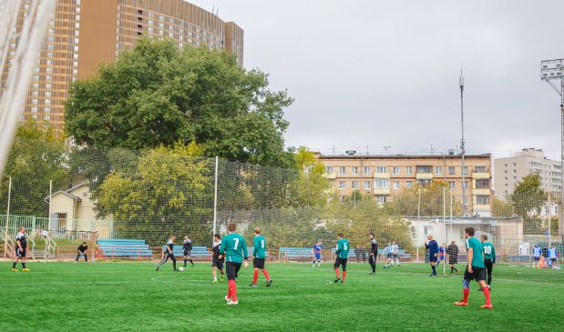Фотография Стадион им. В.А. Мягкова (СпортВсегда ВДНХ): открытое поле для мини-футбола с искусственной травой