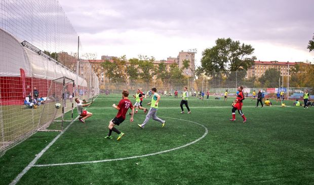 Фотография Стадион им. В.А. Мягкова (СпортВсегда ВДНХ): открытое поле для мини-футбола с искусственной травой