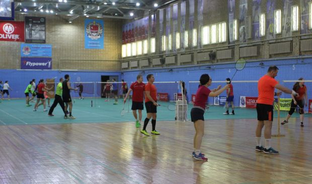 Фотография Площадка для бадминтона на деревянном паркете №9 в клубе Мастер+