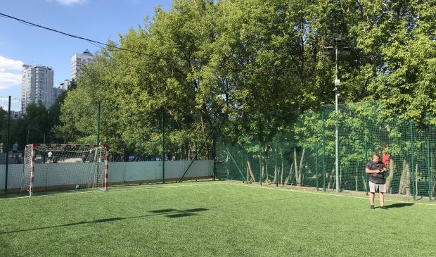 Фотография Футбольное поле в парке Красная Пресня