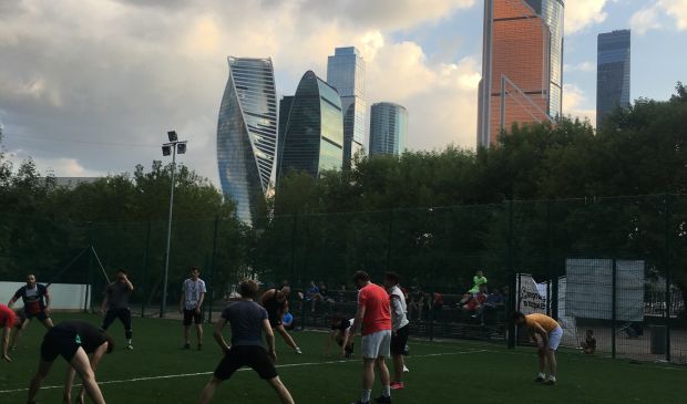 Фотография Футбольное поле в парке Красная Пресня