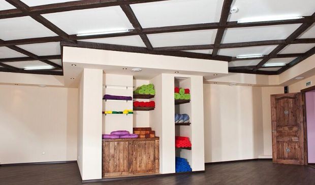 Фотография Зал для индивидуальных и групповых занятий 65 кв.м. в студии ЙОГА INN