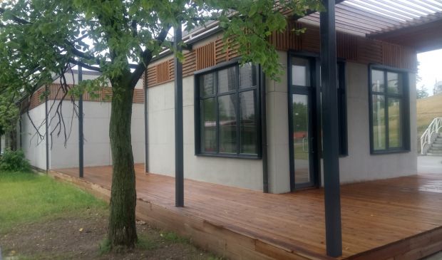 Фотография Футбольное поле в парке 