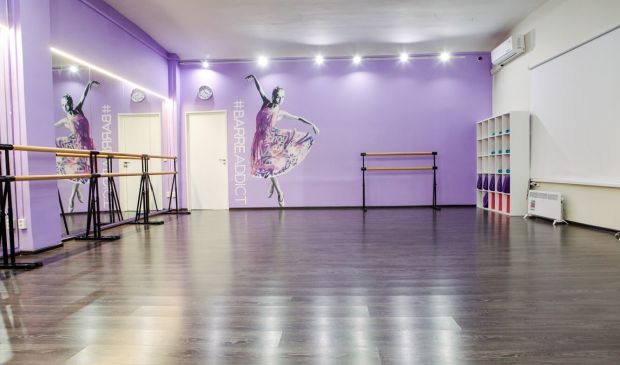 Фотография Танцевальный зал Barre Addict 63 кв.м.