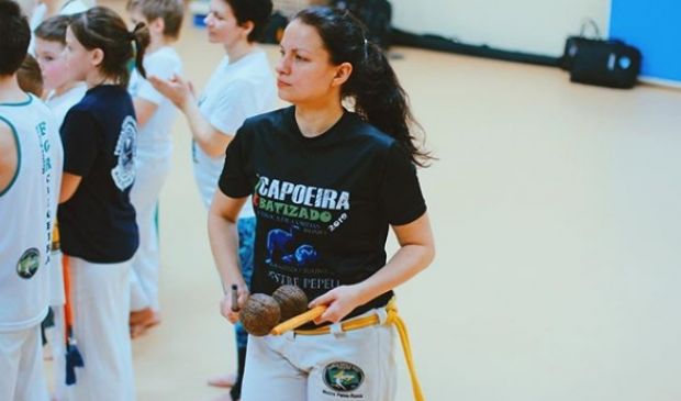 Фотография Капоэйра на Домодедовской с мастером из Бразилии в Школе капоэйры FGR