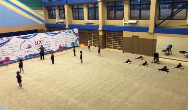 Фотография Зал художественной гимнастики 250 кв.м в “Центре Художественной Гимнастики №1”