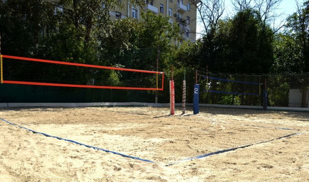 Фотография Открытая пляжная волейбольная площадка 