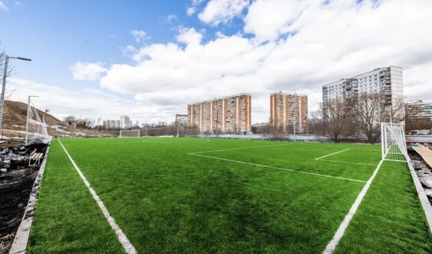 Фотография Открытое футбольное поле 62х37 