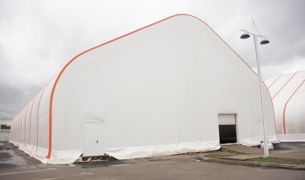 Фотография Футбольный манеж 44х24 