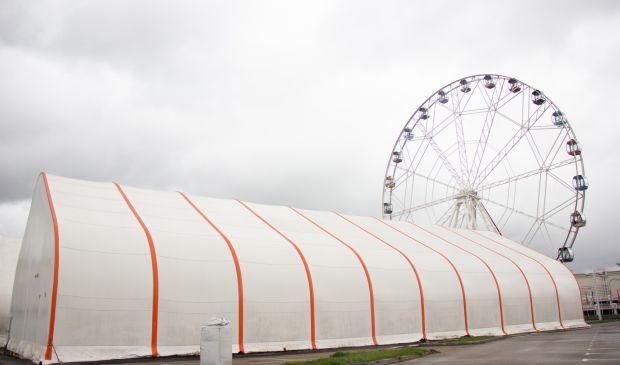 Фотография Футбольный манеж 44х24 