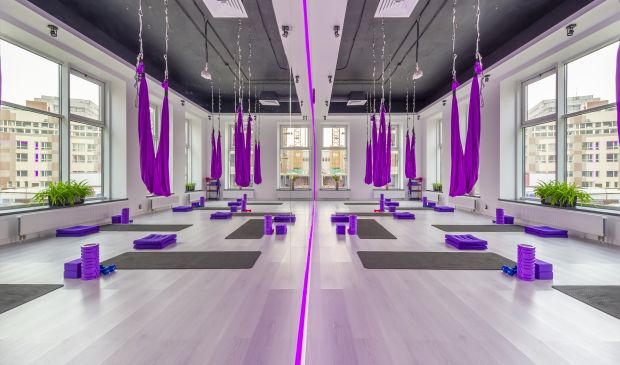 Фотография Средний зал 52,5 кв.м. в студии растяжки 