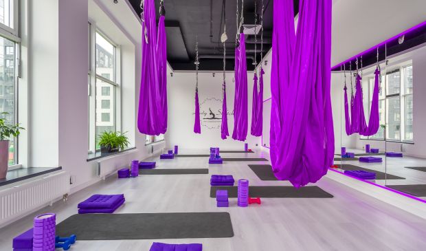 Фотография Средний зал 52,5 кв.м. в студии растяжки 