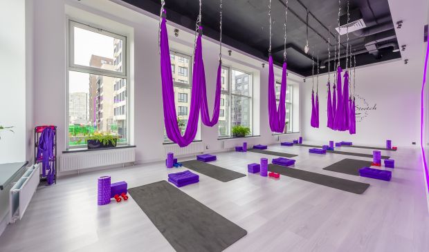 Фотография Средний зал 52,5 кв.м. в студии растяжки 