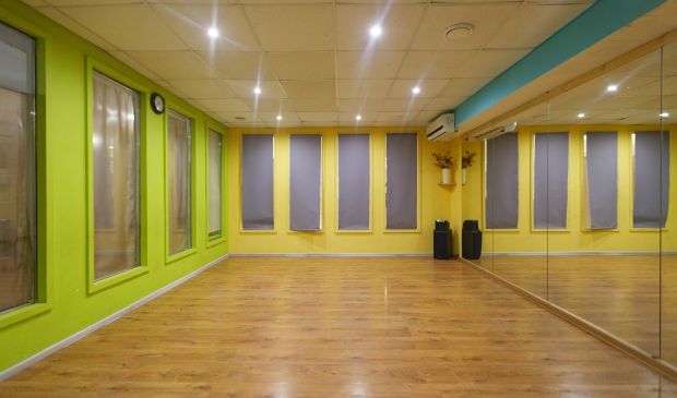 Фотография Зал №1 , 27 кв.м. для танцев, йоги, хореографии, фитнеса, тренингов