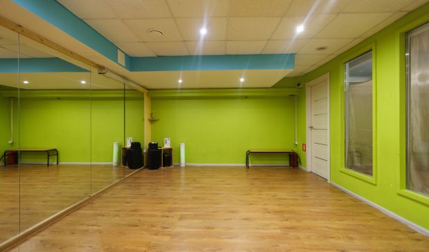 Фотография Зал №1 , 27 кв.м. для танцев, йоги, хореографии, фитнеса, тренингов