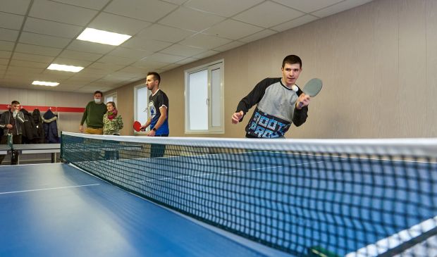 Фотография Зал настольного тенниса в спорткомплексе МАЯК