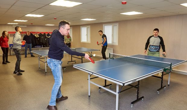 Фотография Зал настольного тенниса в спорткомплексе МАЯК