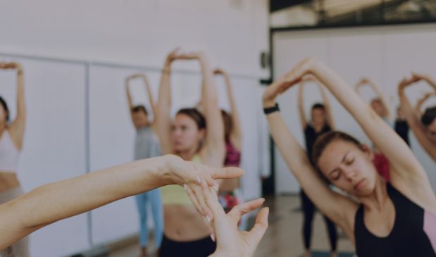 Фотография Зал 30 кв.м. студии йоги и фитнеса 