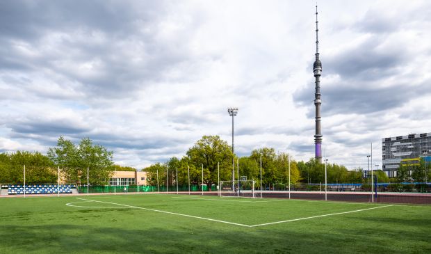Фотография Футбольное поле в парке «Останкино»