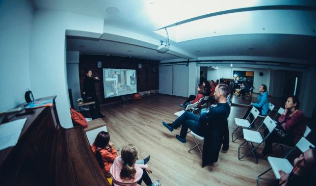 Фотография Зал 65 кв.м. студии йоги и фитнеса 