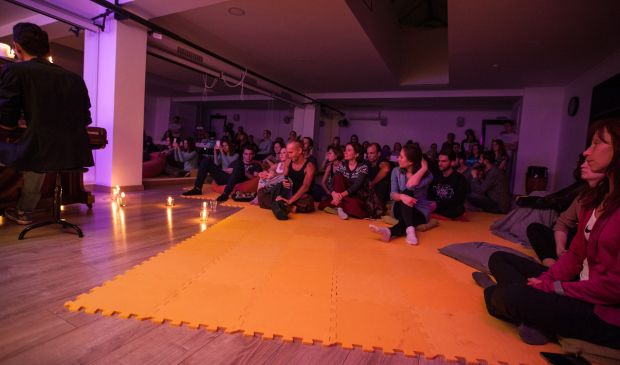 Фотография Зал 65 кв.м. студии йоги и фитнеса 