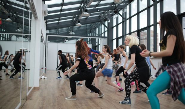 Фотография Зал 78 кв.м. студии йоги и фитнеса 