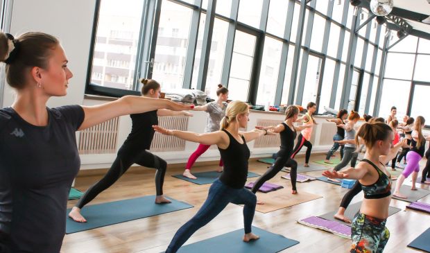 Фотография Зал 78 кв.м. студии йоги и фитнеса 