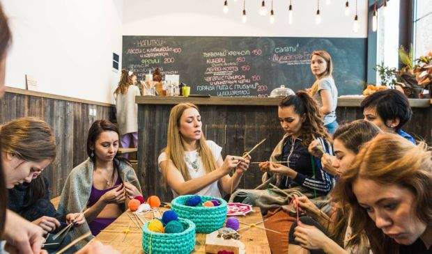 Фотография Зал 78 кв.м. студии йоги и фитнеса 