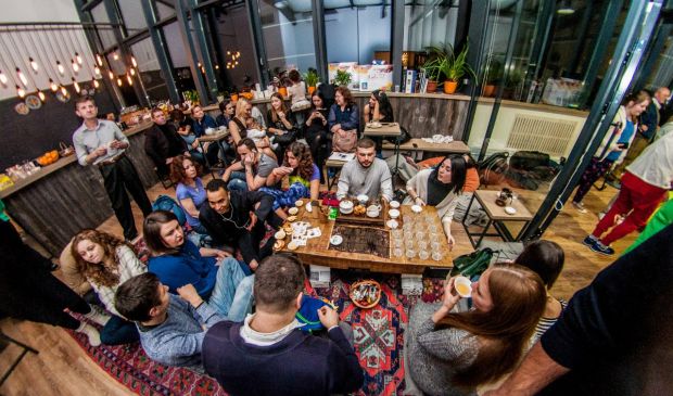 Фотография Зал 78 кв.м. студии йоги и фитнеса 