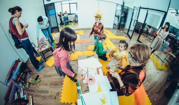 Фотография Зал 30 кв.м. студии йоги и фитнеса 