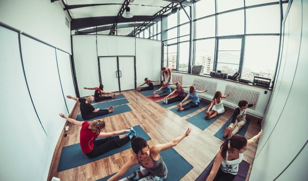 Фотография Зал 30 кв.м. студии йоги и фитнеса 