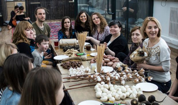 Фотография Зал 30 кв.м. студии йоги и фитнеса 