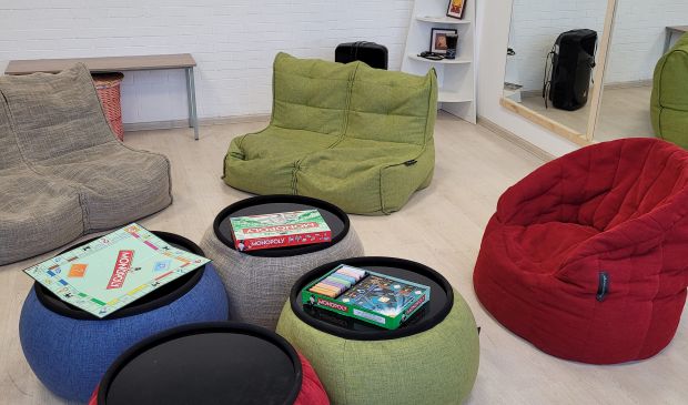 Фотография Белый зал 36 кв.м. в лофте Slam Space