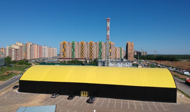 Фотография Футбольный манеж 35х19 