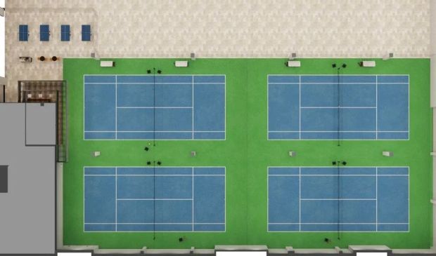 Фотография Теннисные корты №3,4 хард FLY TENNIS КАПИТОЛИЙ 