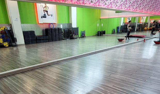 Фотография Зал групповых программ (зеленый) в Фитнес клубе 