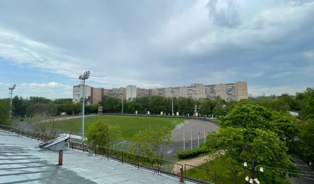 Фотография Футбольное поле на стадионе 