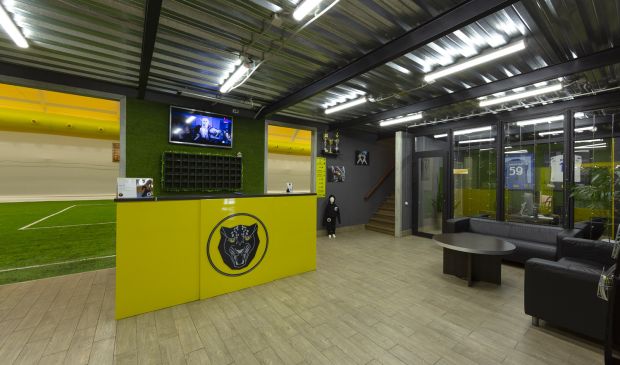 Фотография Футбольный манеж 35х19 