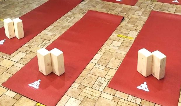 Фотография Зал для занятия йогой 