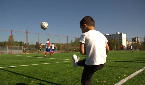 Фотография Футбольная площадка 