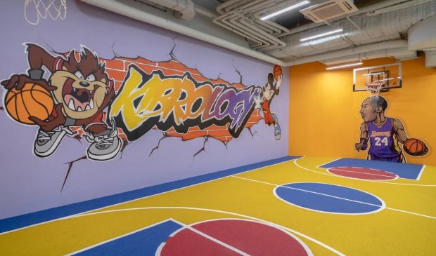 Фотография Мини-баскетбольная площадка 11х6 