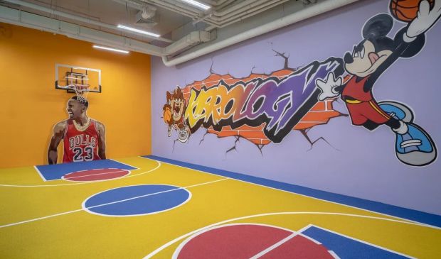 Фотография Мини-баскетбольная площадка 11х6 